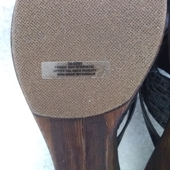 Tuscany Made in Italy Women's Wedge Platform Sandals Sz 12 A7 - Picture 11 of 11